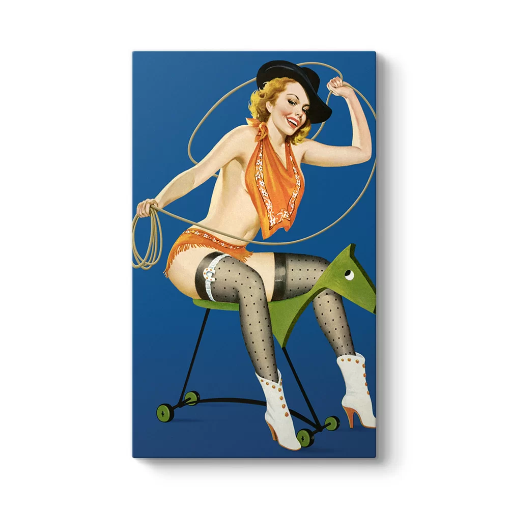 Pin Up Girl Rodeo Tablosu - Model 35